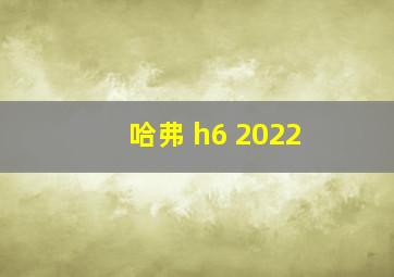 哈弗 h6 2022